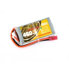 Аккумулятор Fullymax 7.4V 460mAh Li-Po 2S 80C JST фото
