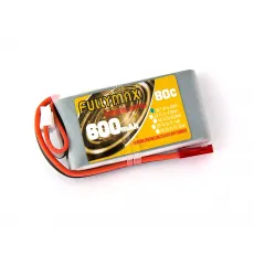 Аккумулятор Fullymax 7.4V 600mAh Li-Po 2S 80C JST фото