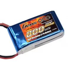 Аккумулятор Gens Ace LiPo 7,4В 800мАч 2S 40C JST-SYP (B-40C-800-2S1P) фото