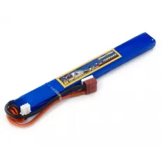 Аккумулятор для страйкбола Dinogy Li-Pol 7.4V 2S 1500mAh 25C 15х19х167мм T-Plug фото