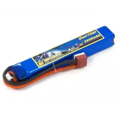 Аккумулятор для страйкбола Dinogy Li-Pol 7.4V 2S 2000mAh 25C 20х21х126мм T-Plug фото