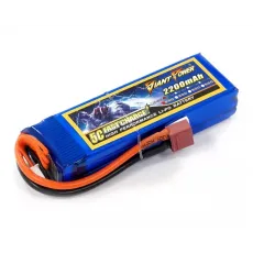 Аккумулятор для страйкбола Dinogy Li-Pol 11.1V 3S 2200mAh 25C 24х34х102мм T-Plug фото