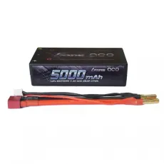 Аккумулятор Gens Ace Li-PO 7,4 В 5000 мАч 50C (B-50C-5000-2S2P-HardCase-29-A) фото