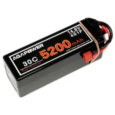 Аккумулятор Li-Po Aga Power Hardcase T-Plug 14,8V 4S1P (5200 mAh 30C) (AGA30-5200-4S-H) фото