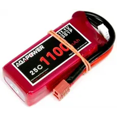 Аккумулятор Li-Po Aga Power Softcase T-Plug 11,1V 3S (1100 mAh 25C) (AGA25-1100-3S-S) фото