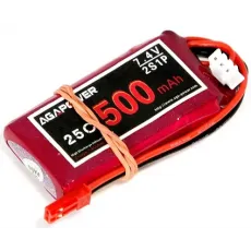 Аккумулятор Li-Po Aga Power Softcase 7,4V 2S JST (500 mAh 25C) (AGA25-500-2S-S) фото