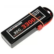 Аккумулятор Li-Po Aga Power Hardcase T-Plug 11,1V 3S (3300 mAh 30C) (AGA30-3300-3S-H) фото