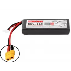 Аккумулятор Team Orion 14,8В(4S) 1800mah XT60 plug Lipo 50C SoftCase with LED charge status фото