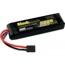 Аккумулятор Black Magic 11,1В(3S) 5000mAh Traxxas plug LiPo 45C Soft Case фото