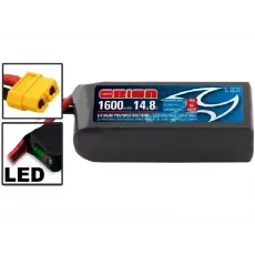 Аккумулятор Team Orion 14,8В(4S) 1600mah JST XH Li-Po 75C SoftCase XT60 Racing Drone Battery фото
