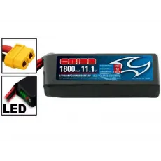 Аккумулятор Team Orion 11,1В(3S) 1800mah XT60 plug Li-Po 75C SoftCase Racing Drone Battery фото