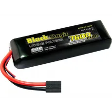 Аккумулятор Black Magic 7,4В(2S) 7600mAh Traxxas plug LiPo 30C Soft Case for TRAXXAS фото