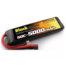 Аккумулятор Black Magic 11,1V(3S) 5000mAh Deans plug LiPo 50C фото