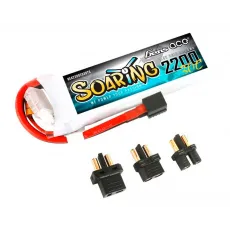 Аккумулятор Gens Ace LiPO 7,4В 2200мАг 2S 30C 104х34х15мм 128г XT60/EC3/T-Plug (GEA22002S30T3) фото