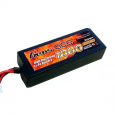 Аккумулятор Gens Ace Li-Po 7.4V 1800 Mah 2S1P 30C Hard Case фото