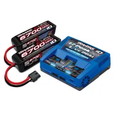 Комплект Traxxas EZ-Peak Live Dual iD 100-240В 26А 200Вт 2973 + 2 шт LiPo 14.8В 6700мАч 4S 25C 2890X (2997) фото