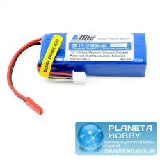 Аккумулятор E-Flite 3S LiPo 800mAh 11.1V 15C (EFLB0996) фото