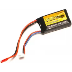 Аккумулятор Black Magic 7,4В(2S) 850mAh JST-BEC plug LiPo 25C Soft Case (for WLToys V262, V333, V333C, Syma X6) фото