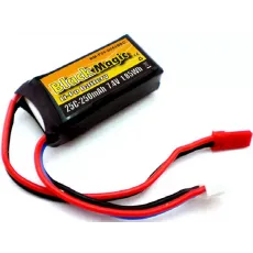 Аккумулятор Black Magic 7.4 В (2S) 250mAh JST-BEC plug LiPo 25C Soft Case фото