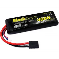 Аккумулятор Black Magic 7,4В(2S) 4000mAh Traxxas plug LiPo 30C Soft Case for TRAXXAS фото