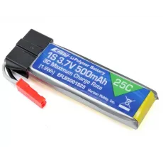 Силовой аккумулятор E-Flite Li-PO 3.7V 500 mAh 25C фото
