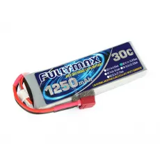 Аккумулятор Fullymax 11.1V 1250mAh Li-Po 3S 30C T-plug фото