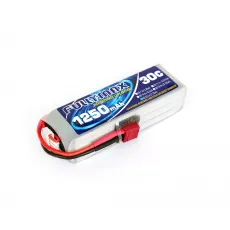 Аккумулятор Fullymax 22.2V 1250mAh Li-Po 6S 30C T-plug фото