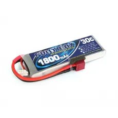 Аккумулятор Fullymax 7.4V 1800mAh Li-Po 2S 30C T-plug фото