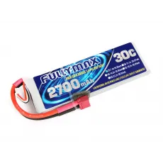 Аккумулятор Fullymax 7.4V 2700mAh Li-Po 2S 30C T-plug фото
