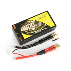 Аккумулятор Fullymax 7.4V 4600mAh Li-Po 2S2P 90C, HardCase (Shorty Pack, Competition) фото