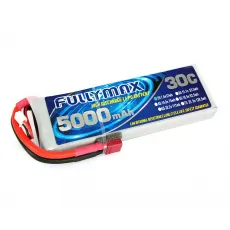 Аккумулятор Fullymax 7.4V 5000mAh Li-Po 2S 30C T-plug фото