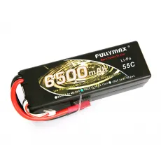 Аккумулятор Fullymax 11.1V 6500mAh Li-Po 3S2P 55C, T-plug HardCase фото
