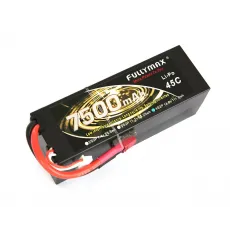 Аккумулятор Fullymax 14.8V 7500mah Li-Po 4S2P 45C, T-plug HardCase фото