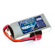 Аккумулятор Fullymax 11.1V 1000mAh Li-Po 3S 20C T-plug фото