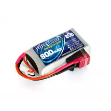 Аккумулятор Fullymax 11.1V 800mAh Li-Po 3S 20C T-plug фото