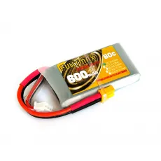 Аккумулятор Fullymax 7.4V 600mAh Li-Po 2S 80C XT30 фото