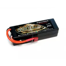 Аккумулятор Fullymax 14.8V 5000mAh Li-Po 4S1P 45C, T-plug HardCase фото