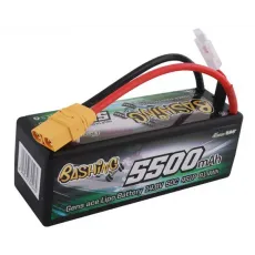 Аккумулятор Gens Ace LiPO 14,8В 5500мАч 4S 50C 139х46х49мм 466г XT90 (B-50C-5500-4S1P-HC-14) фото
