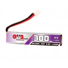 Аккумулятор GNB 3.8V 300mah 60C Li-Po 1S1P HV PH2.0 (Cabled) фото