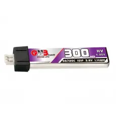 Аккумулятор GNB 3.8V 300mah 60C Li-Po 1S1P HV PH2.0 (Plastic head) фото
