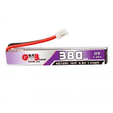 Аккумулятор GNB 3.8V 380mah 60C Li-Po 1S1P HV PH2.0 (Cabled) фото