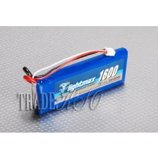 Аккумулятор 7.4V 1600mAh 2S 20C Lipo Pack (Flightmax, Z16002S20C) фото