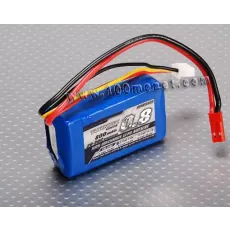 Аккумулятор 7.4V 800mAh 2S 20C Lipo Pack (Turnigy, HO800.2S.20) фото