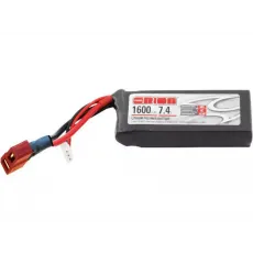 Аккумулятор Team Orion 7,4В(2S) 1600mah Deans plug Li-Po 50C SoftCase фото