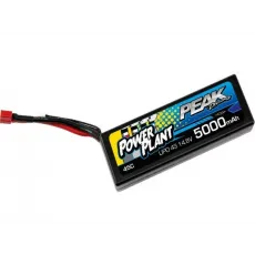 Аккумулятор Peak Racing Power Plant Lipo 5000mah 14.8V Deans Plug 45C (Black case) 12AWG фото