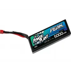 Аккумулятор Peak Racing Power Plant Lipo 5000mah 11.1 V Deans Plug 45C (Black case) 12AWG фото