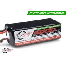 Аккумулятор RC Plus PYTHON Li-Po 22.2V 5000 mAh 6S1P 55C T-plug  Soft Case фото