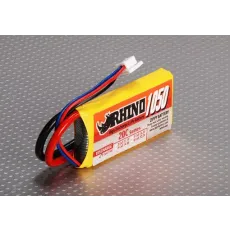 Аккумулятор 7.4V 1050mAh 2S 20C Lipo Pack (Rhino, R1050-20-20) фото