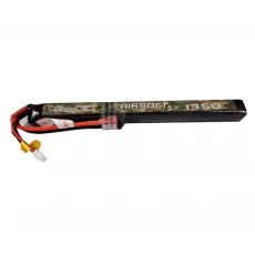 Аккумулятор для страйкбола Gens Ace LiPO 11,1В 1350мАг 3S 25C 193х18х16мм 100г T-Plug Airsoft (B-AS-25/50C-1350-3S1P) фото