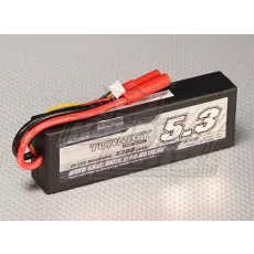 Аккумулятор Turnigy Li-Po 7.4V 5300mAh 2S2P 25C T-Plug Hard case фото